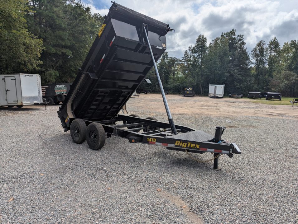 New 2027 Big Tex Trailers 7x14 TD Heavy Duty 14K Telescopic Dump w/ Slide-In Ramps Dump Trailer