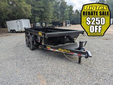New 2027 Big Tex Trailers 7x14 TD Heavy Duty 14K Telescopic Dump w/ Slide-In Ramps Dump Trailer