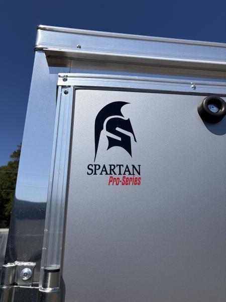 New 2027 Spartan 7X14 Enclosed Trailer, Pro-Series, 10K GVWR , Polycor, Stabledeck, 7' Interior, 1 Piece Aluminum Roof