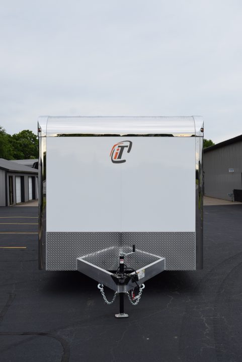 New INTECH 8.5x24 LITE SERIES ALL ALUMINUM CAR HAULER W/ Full Escape Door