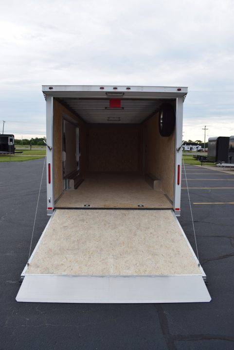 New INTECH 8.5x24 LITE SERIES ALL ALUMINUM CAR HAULER W/ Full Escape Door
