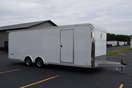 New INTECH 8.5x24 LITE SERIES ALL ALUMINUM CAR HAULER W/ Full Escape Door