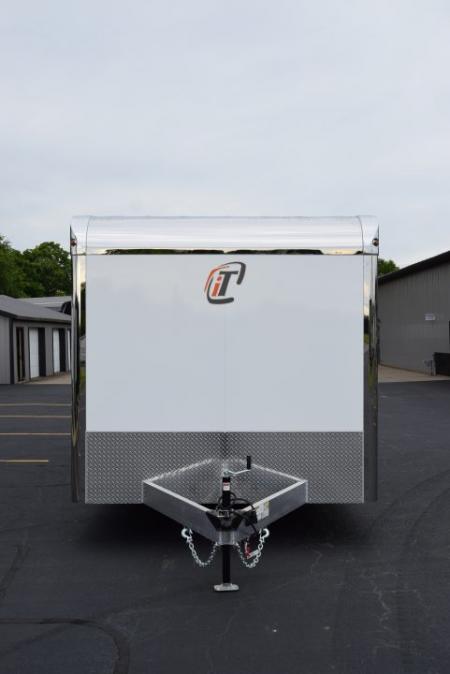 New INTECH 8.5x24 LITE SERIES ALL ALUMINUM CAR HAULER W/ Full Escape Door