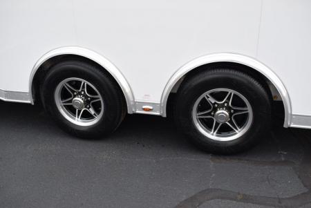 New INTECH 8.5x24 LITE SERIES ALL ALUMINUM CAR HAULER W/ Full Escape Door