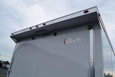 New INTECH 8.5x24 LITE SERIES ALL ALUMINUM CAR HAULER W/ Full Escape Door