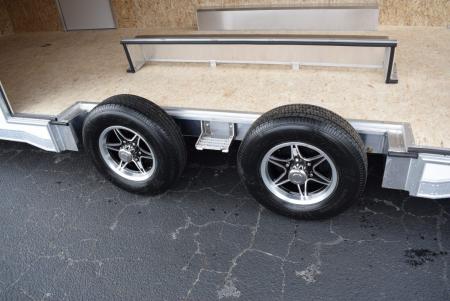 New INTECH 8.5x24 LITE SERIES ALL ALUMINUM CAR HAULER W/ Full Escape Door