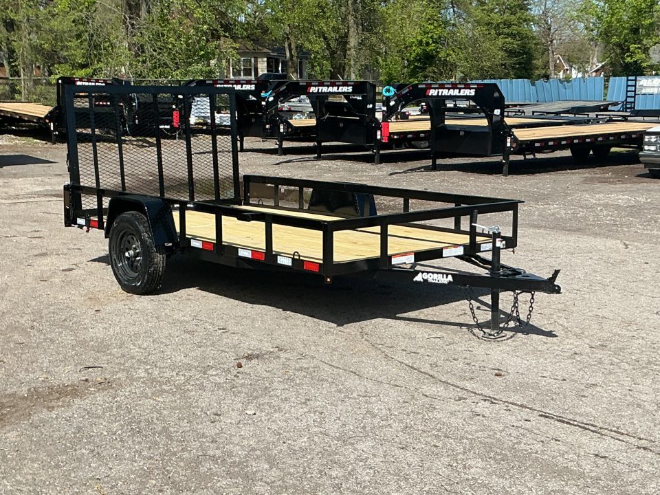 New 2026 Gorilla Trailers 6'4" x 12' Single Axle Utility Trailer