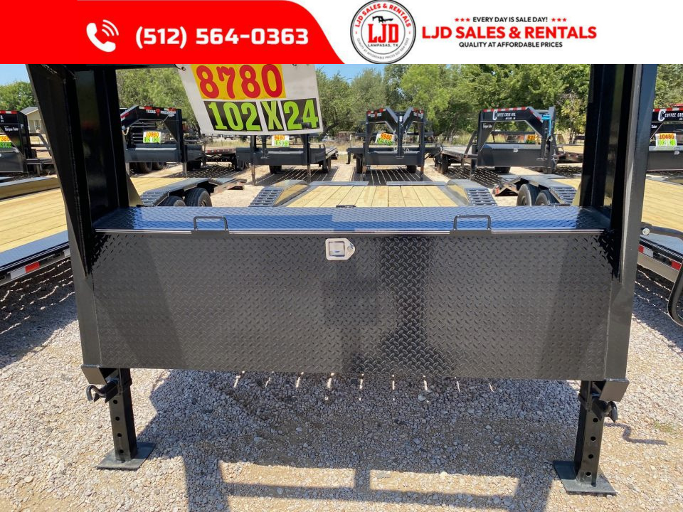 New 2026 Golden Arm - Gooseneck 24' - Drive over fender - 16k GVWR - Equipment Trailer