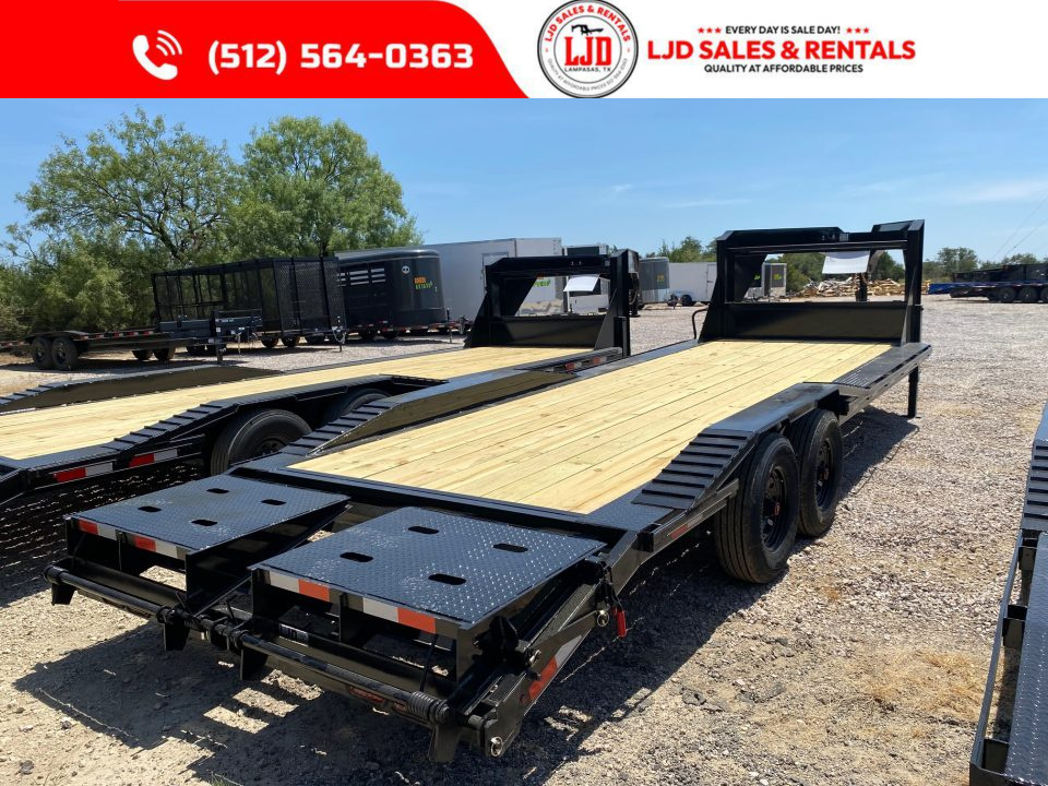 New 2026 Golden Arm - Gooseneck 24' - Drive over fender - 16k GVWR - Equipment Trailer