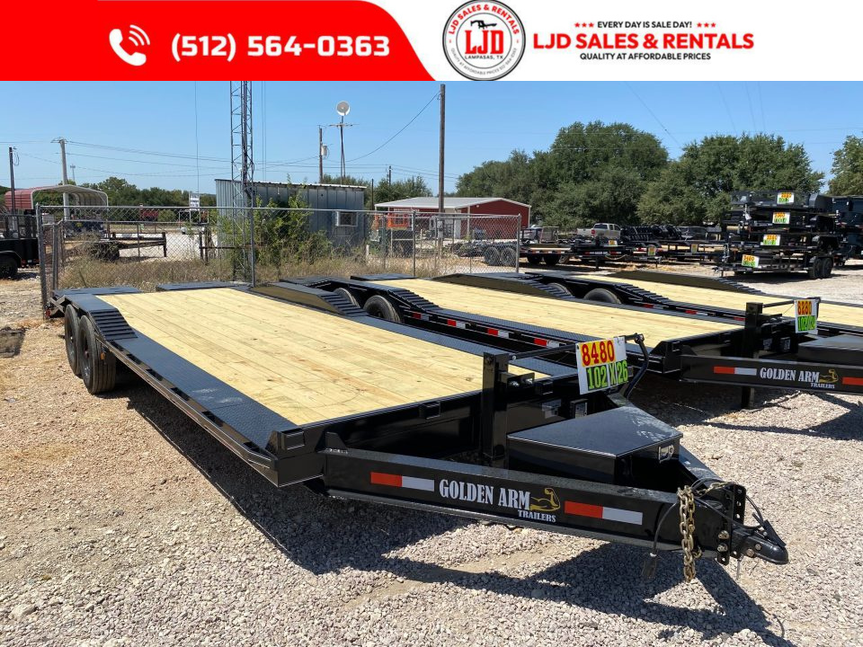 New 2026 Golden Arm - 26' Drive over Fender Trailer 16k GVWR