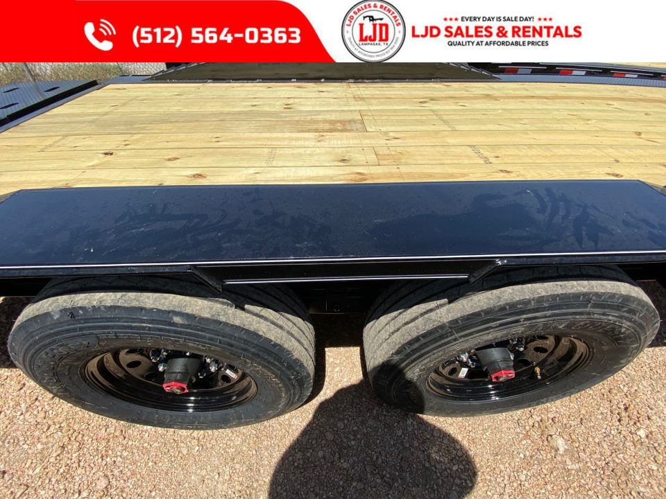 New 2026 Golden Arm - 102" x 24' -Drive over fender - Equipment Trailer - 16K GVWR
