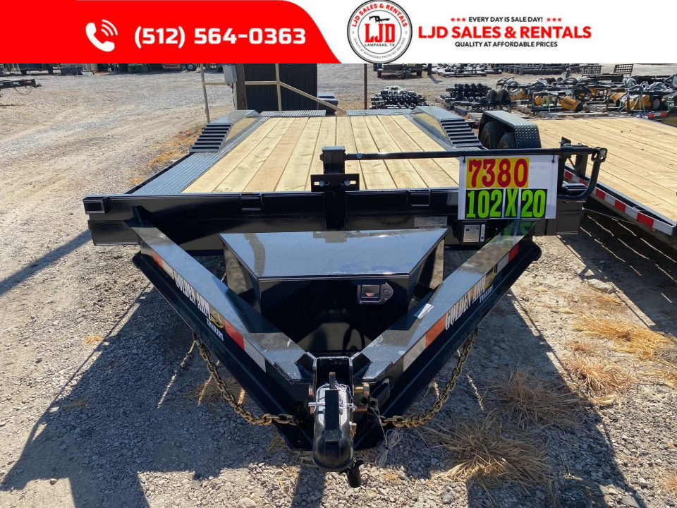 New 2026 Golden Arm - 102" x 20' -Drive over fender - Equipment Trailer