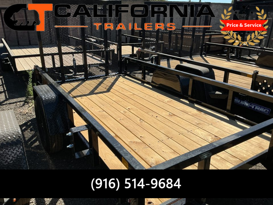 New 2027 Sure-Trac 5 x 10 Tube Top 3K Idler Utility Trailer