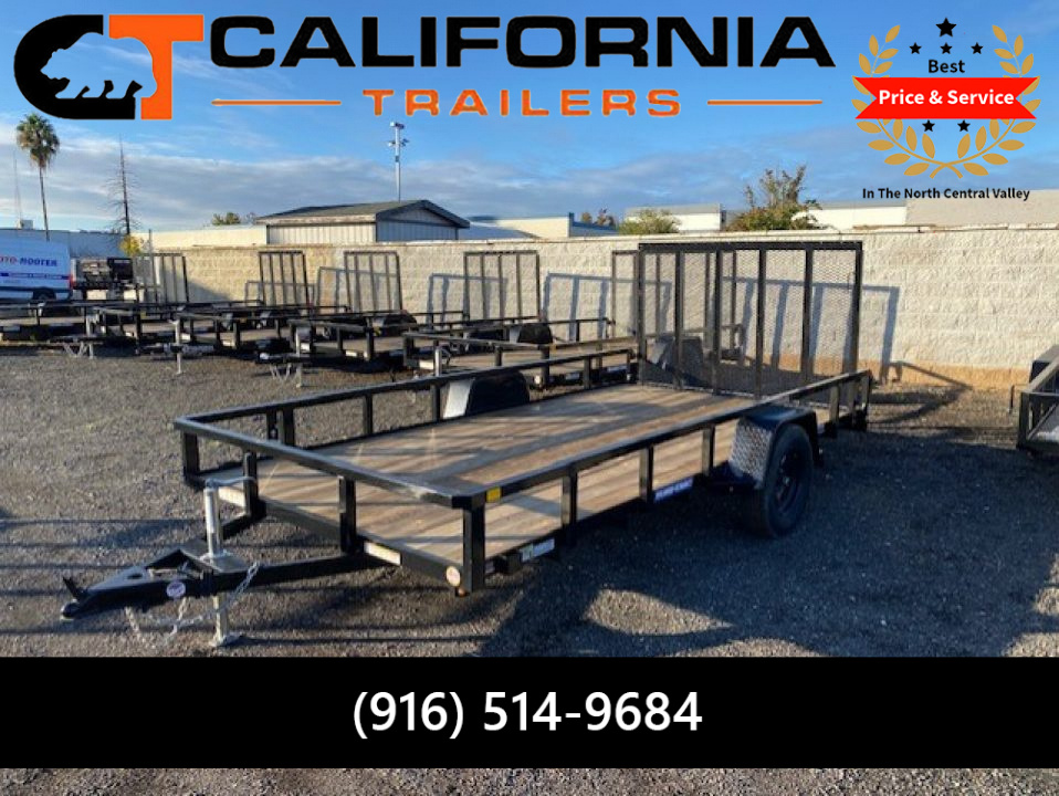 New 2027 Sure-Trac 7x14 Tube Top Utility 3K Utility Trailer