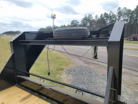 New 2026 Double A 28' X 102" Drive Over Fender Gooseneck w/ Stand-Up Ramps Equipment Trailer