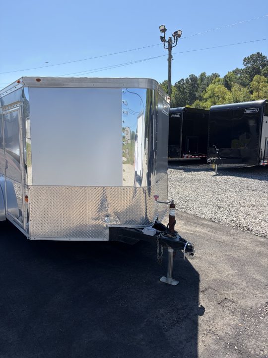Used 2016 Haulmark 7X12 Low Hauler Enclosed Motorcycle Trailer