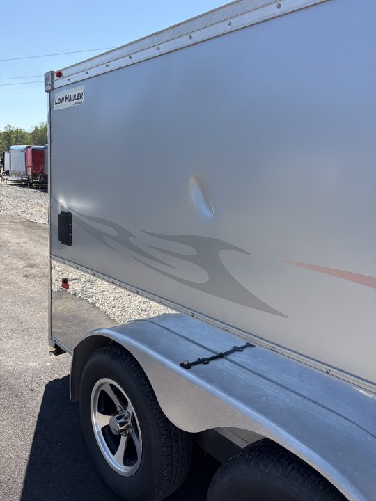 Used 2016 Haulmark 7X12 Low Hauler Enclosed Motorcycle Trailer