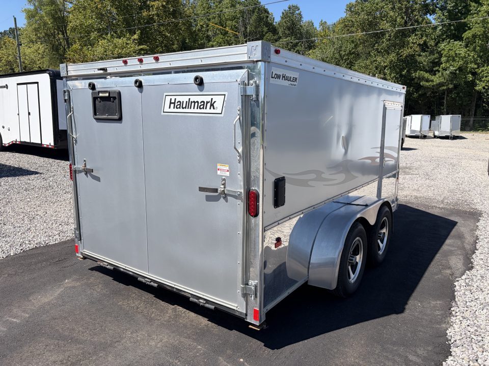 Used 2016 Haulmark 7X12 Low Hauler Enclosed Motorcycle Trailer