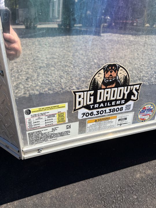 Used 2016 Haulmark 7X12 Low Hauler Enclosed Motorcycle Trailer
