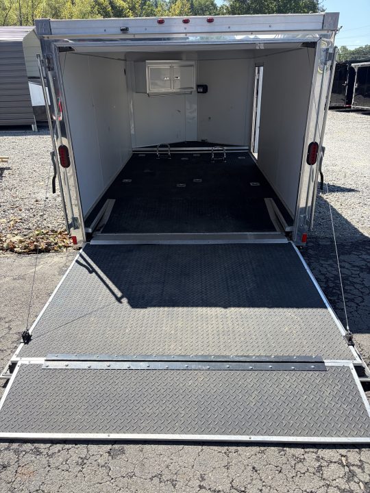 Used 2016 Haulmark 7X12 Low Hauler Enclosed Motorcycle Trailer