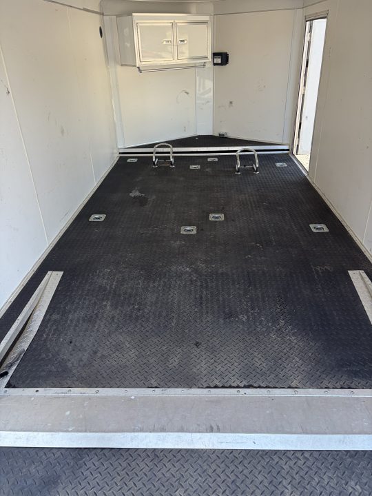 Used 2016 Haulmark 7X12 Low Hauler Enclosed Motorcycle Trailer