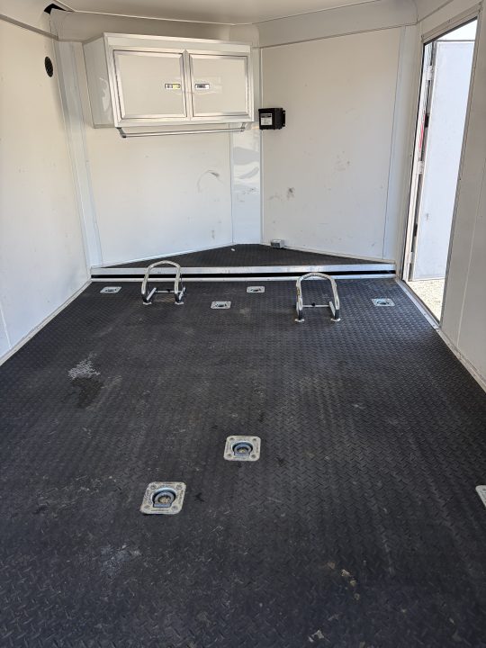 Used 2016 Haulmark 7X12 Low Hauler Enclosed Motorcycle Trailer