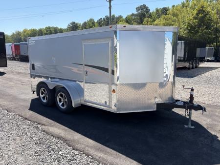 Used 2016 Haulmark 7X12 Low Hauler Enclosed Motorcycle Trailer