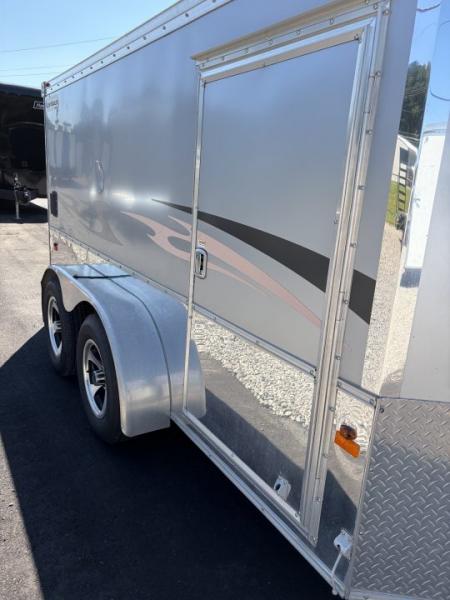 Used 2016 Haulmark 7X12 Low Hauler Enclosed Motorcycle Trailer
