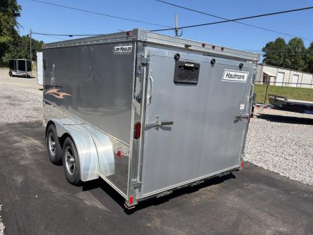 Used 2016 Haulmark 7X12 Low Hauler Enclosed Motorcycle Trailer