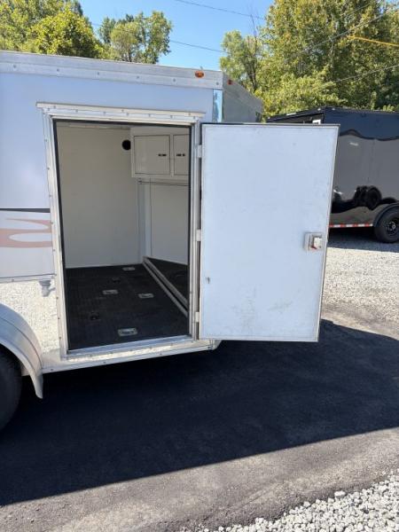 Used 2016 Haulmark 7X12 Low Hauler Enclosed Motorcycle Trailer