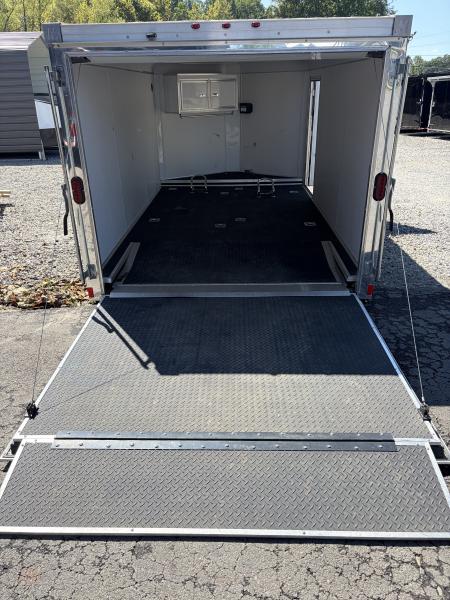 Used 2016 Haulmark 7X12 Low Hauler Enclosed Motorcycle Trailer