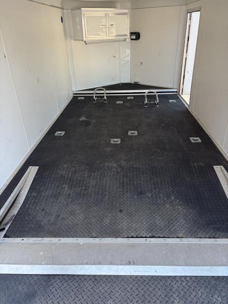 Used 2016 Haulmark 7X12 Low Hauler Enclosed Motorcycle Trailer