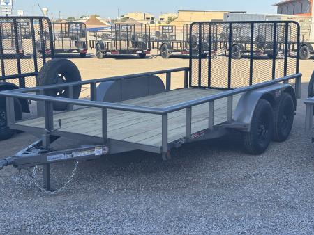 New 2026 GR Trailers 83X14 TANDEM AXLE 7K UT W/4' GATE RAMP Utility Trailer