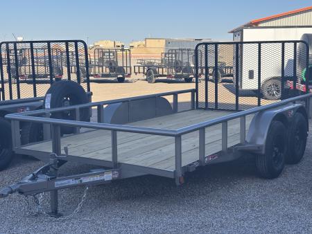 New 2026 GR Trailers 83X14 TANDEM AXLE 7K UT W/4' GATE RAMP Utility Trailer