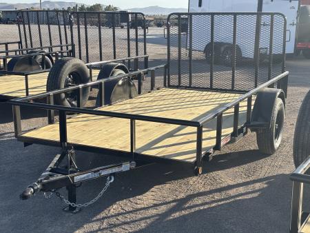 New 2026 GR Trailers 77X12 SINGLE AXLE W/4' GATE RAMP Utility Trailer