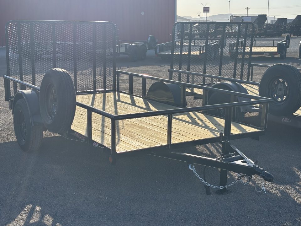 New 2026 GR Trailers 77X12 SINGLE AXLE W/4' GATE RAMP Utility Trailer