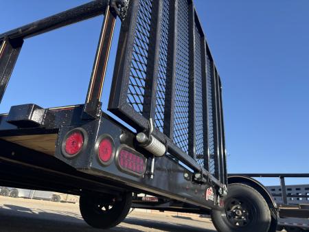 New 2026 GR Trailers 77X12 SINGLE AXLE W/4' GATE RAMP Utility Trailer