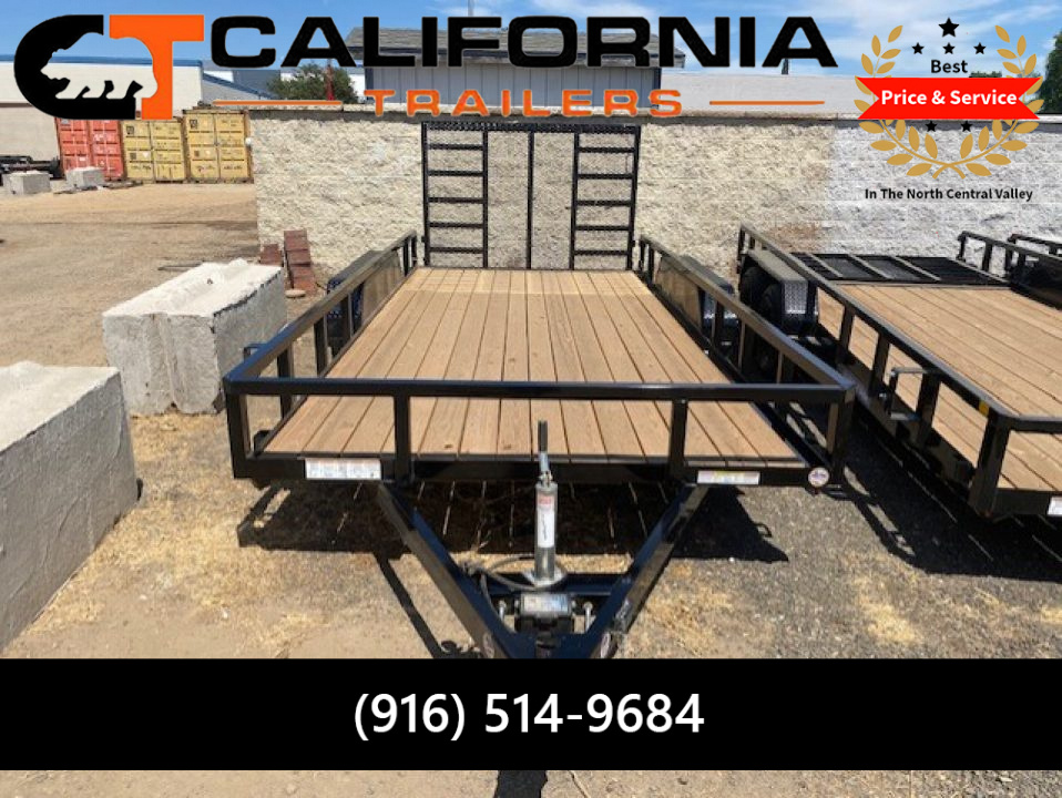 New 2026 Sure-Trac 7x16 Tube Top Utility 7K Utility Trailer