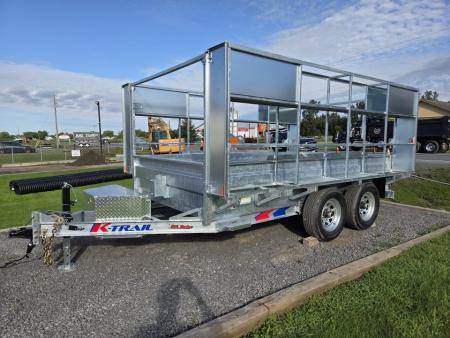 New 2027 K-Trail 6'x12' Galvanized Scaffolding Trailer