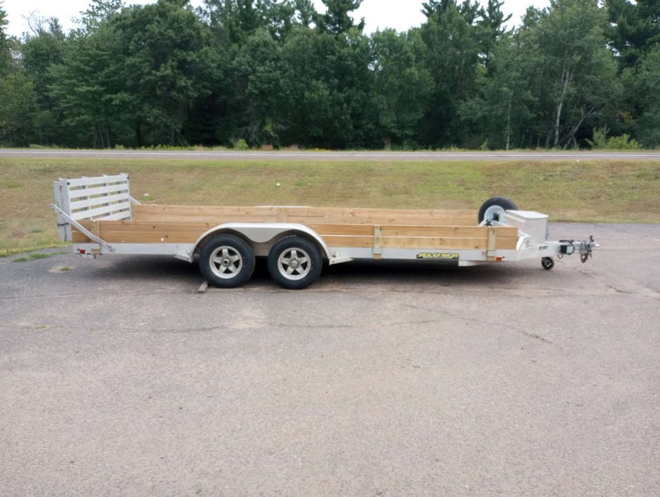 Used 2020 ALUMA Utility 82"x18' Utility Trailer