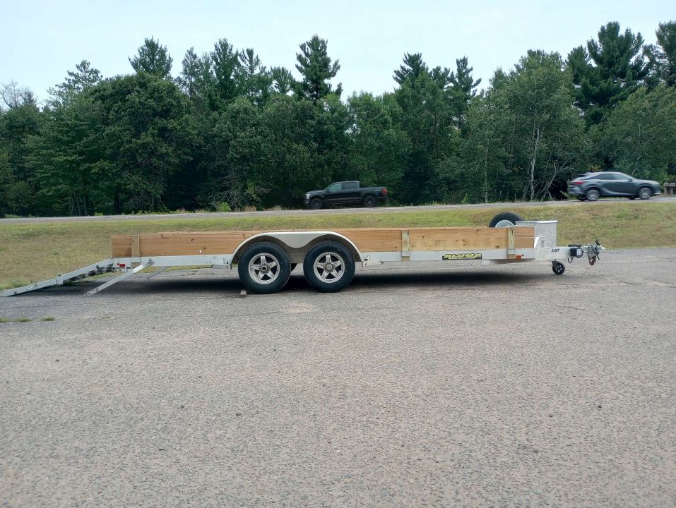 Used 2020 ALUMA Utility 82"x18' Utility Trailer