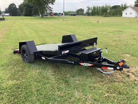 New 2026 H&H 78x12 Single Axle Gravity Tilt, 7.8k GVWR