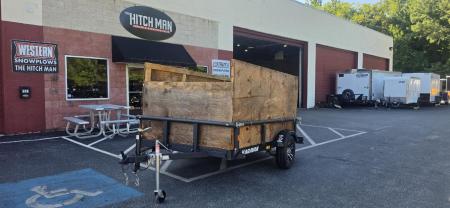 Used 2024 5.5 X 9 Karavan Utility Trailer 3k