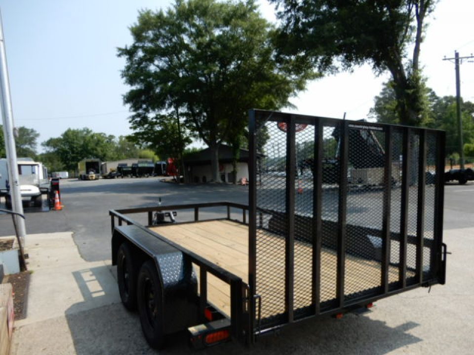 New 2027 Currahee 76x12 Landscape, 2-3500# Axles, Removable Ramp Gate