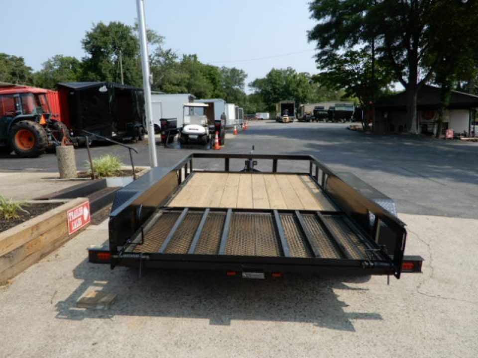 New 2027 Currahee 76x12 Landscape, 2-3500# Axles, Removable Ramp Gate