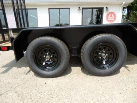 New 2027 Currahee 76x12 Landscape, 2-3500# Axles, Removable Ramp Gate