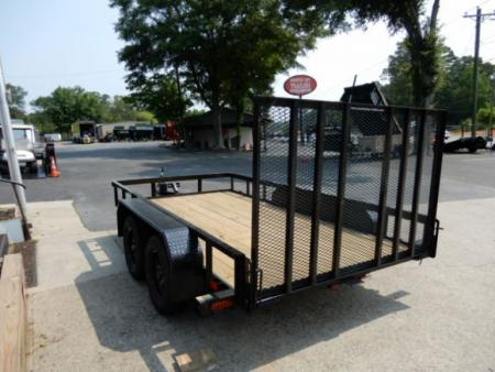 New 2027 Currahee 76x12 Landscape, 2-3500# Axles, Removable Ramp Gate