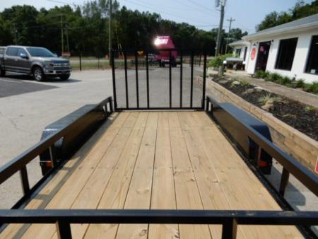 New 2027 Currahee 76x12 Landscape, 2-3500# Axles, Removable Ramp Gate