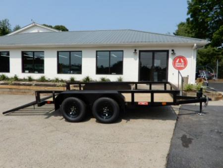 New 2027 Currahee 76x12 Landscape, 2-3500# Axles, Removable Ramp Gate