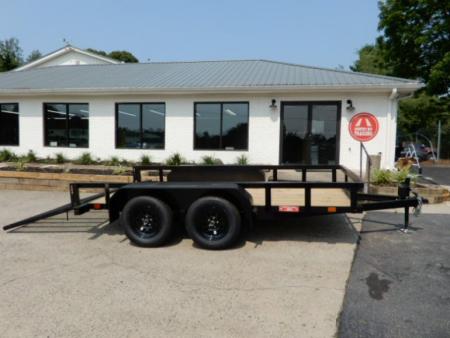 New 2027 Currahee 76x12 Landscape, 2-3500# Axles, Removable Ramp Gate
